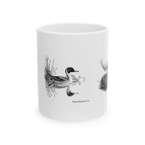 Duck, Duck, Moose  Ceramic Mug, (11oz)